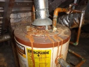 Check your hot water tank