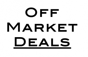 Off market deals