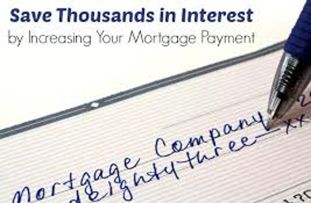 Increase your mortgage payment
