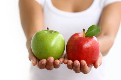 Compare apples to apples